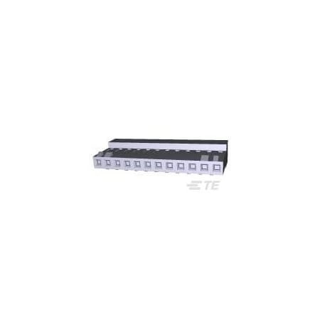 Te Connectivity Board Connector, 12 Contact(S), 1 Row(S), Female, 0.156 Inch Pitch, Idc Terminal, Locking, Black 4-644329-2
